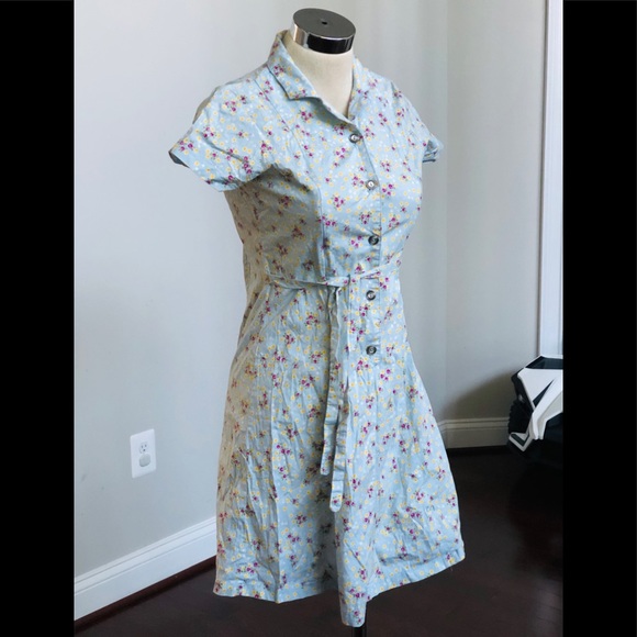 Vintage Nursing/Breastfeeding Floral Dress - Picture 7 of 9
